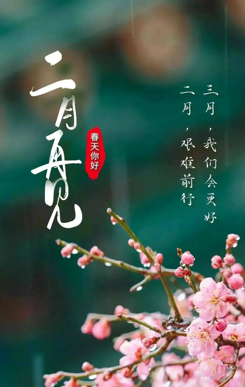 二月再見(jiàn)三月您好